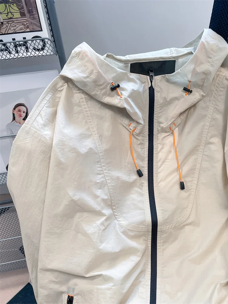 Hikigawa шикарная модная женская летняя уличная одежда Suncreen толстовки куртки