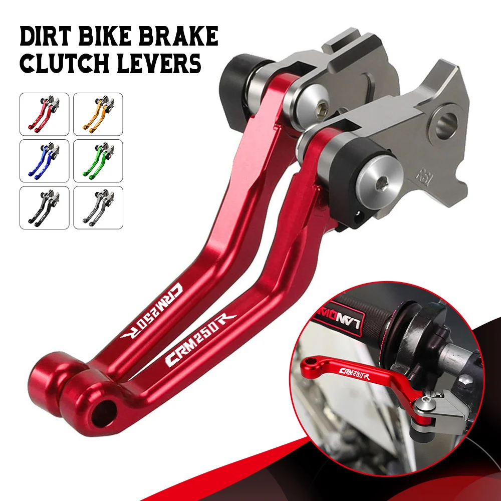 1 пара складных рычагов тормозной муфты с ЧПУ для мотоцикла Motorcoss Pit Dirt Bike Honda CRM250R