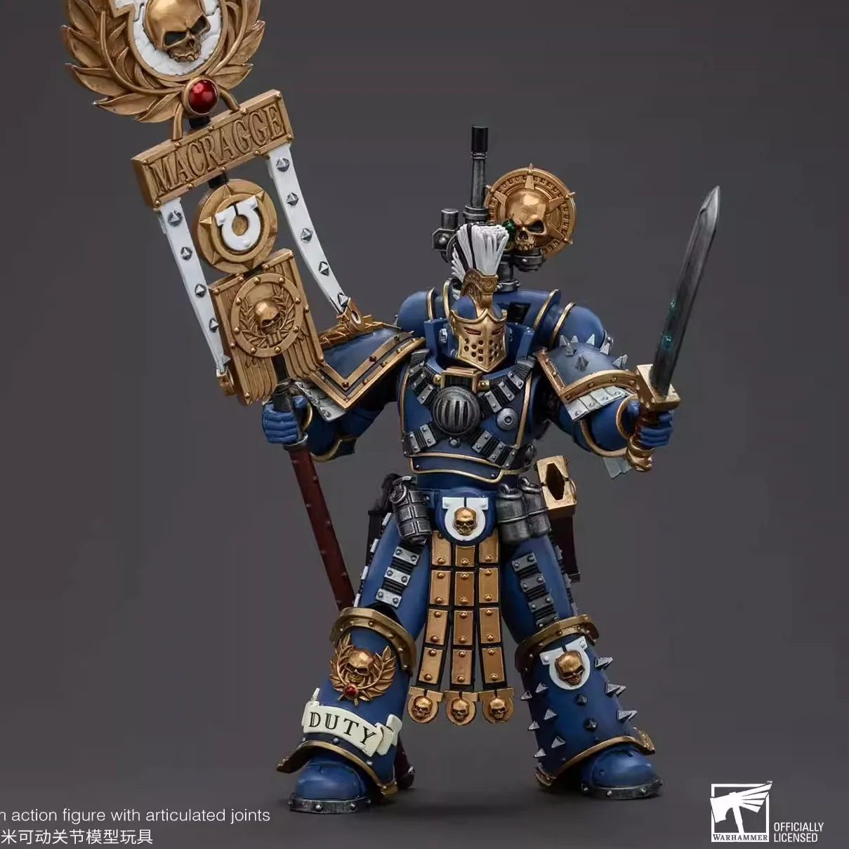 Фото Joytoy Warhammer 1/18 Фигурки Ультрамарины Remus Ventanus Модель игрушки №2