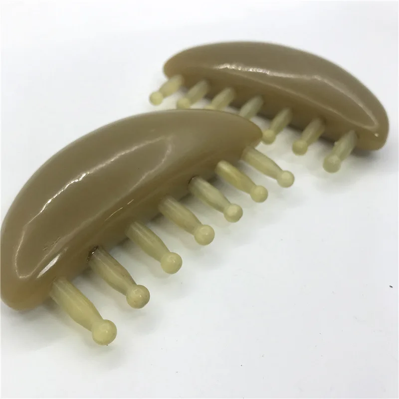 

Массажная расческа из смолы, гребень с семью зубьями