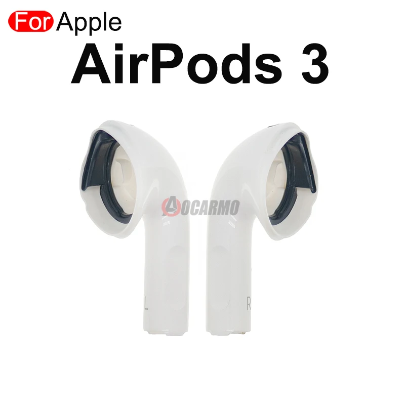 Aocarmo для Apple AirPods 3 Нижняя оболочка наушников корпус с верхней сеткой черное