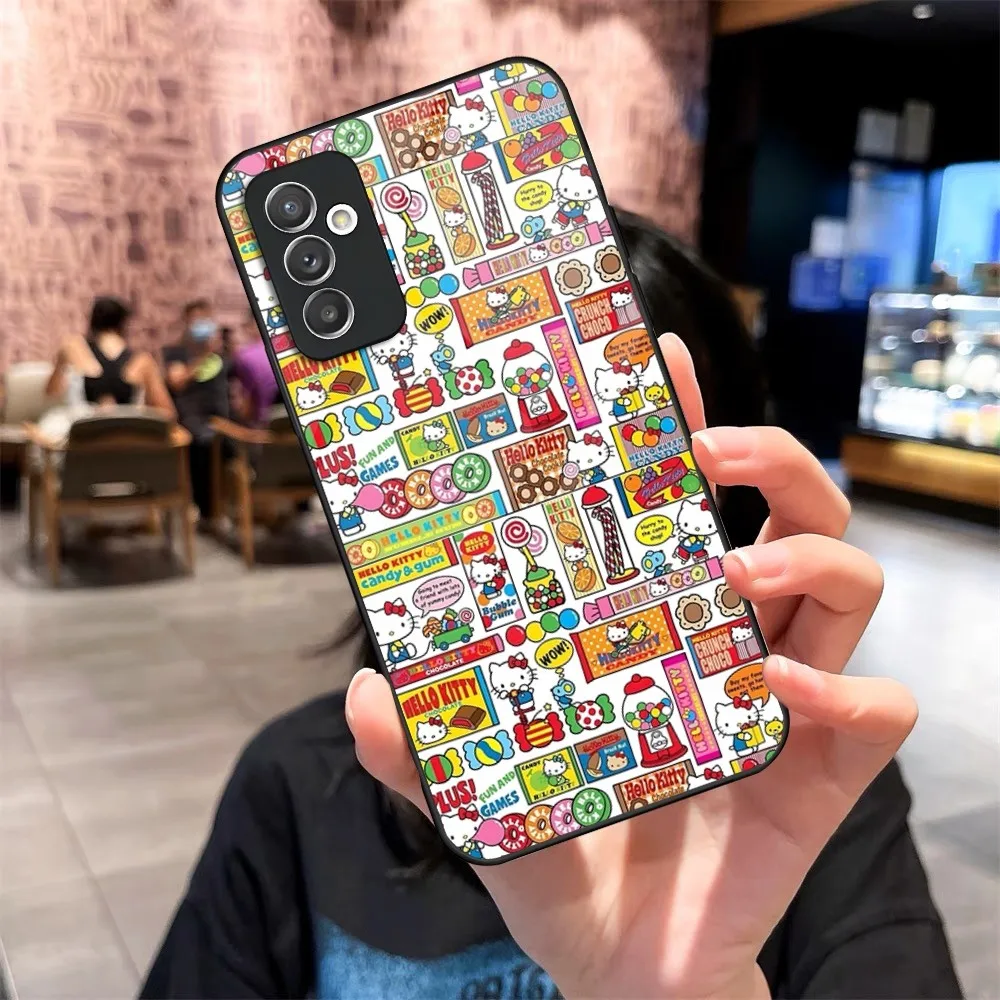 Мультяшный K-KuromiS чехол для телефона стекло Samsung Galaxy S20 S21 S22 S24 S23 Ultra Fe Plus A34 A54 A24 A52 A53