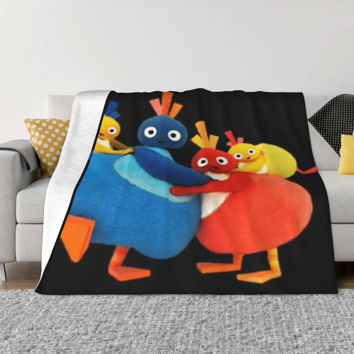 Ультрамягкое одеяло из микрофлиса Twirlywoos с милыми персонажами
