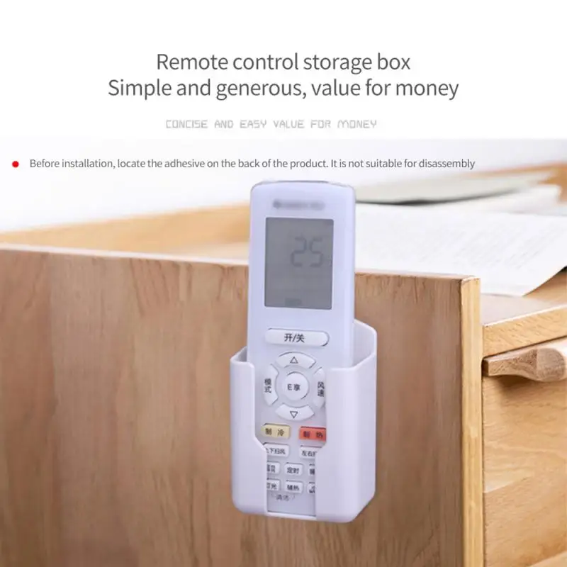 

Usb Charging Bracket Plug Hanger Remote Control Storage Box Mobile Phone Charging Stand Remote Storage Box Office Wall Mounted