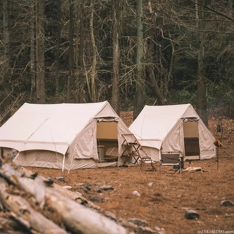 Tienda de campaña inflable para la playa, tienda familiar para exteriores, suministros de acampada