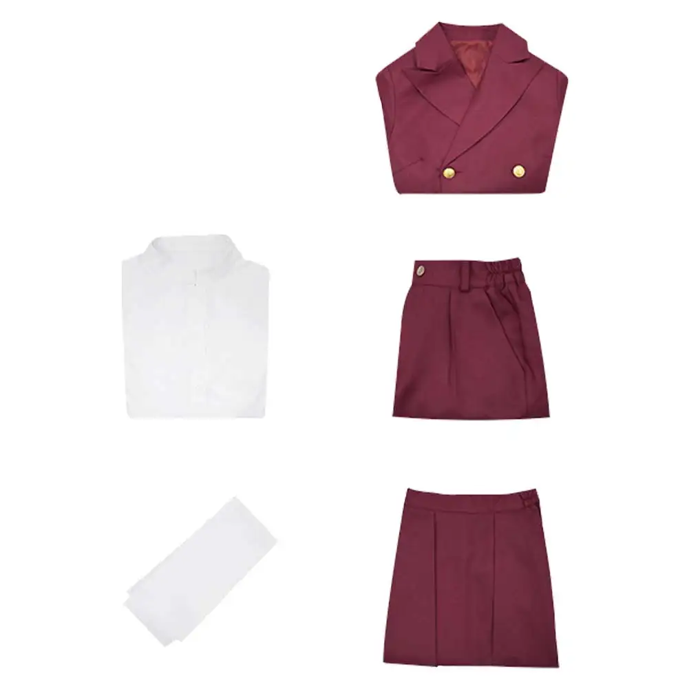 Фэнтези кагалли Юла атха Косплей Униформа красный хвост длинное пальто аниме