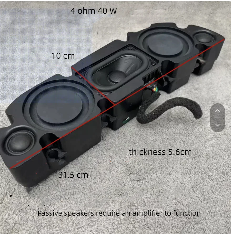 Фото 2 шт. GHXAMP Hi-Fi 2-полосный пассивный динамик: тройной драйвер, двойные басовые диафрагмы и двойные твитеры с дальним ходом для домашнего/студийского аудио №3