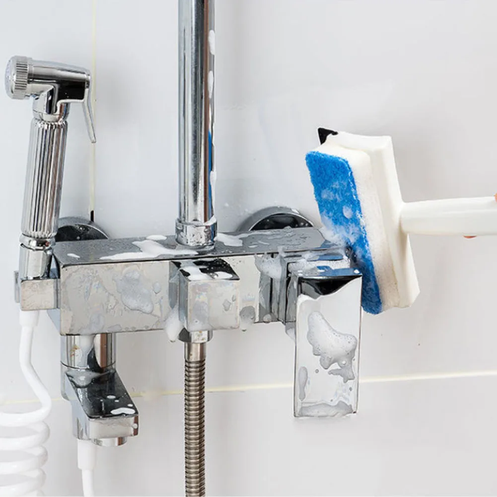 Очиститель стен зеркала для ванной комнаты фотощетка 2 в 1 устройство очистки и