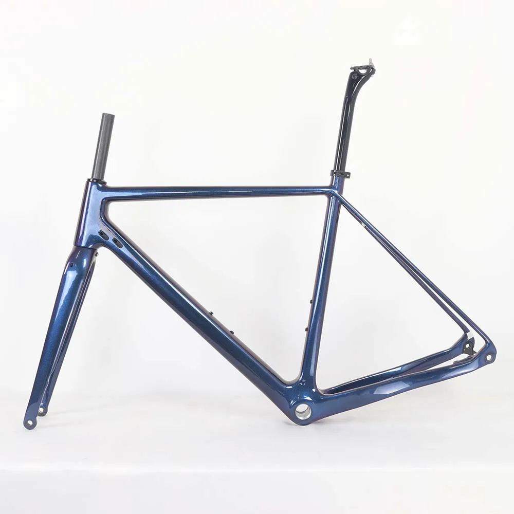 Краска-Хамелеон 700 * 42C полностью карбоновая велосипедная гравийная рама