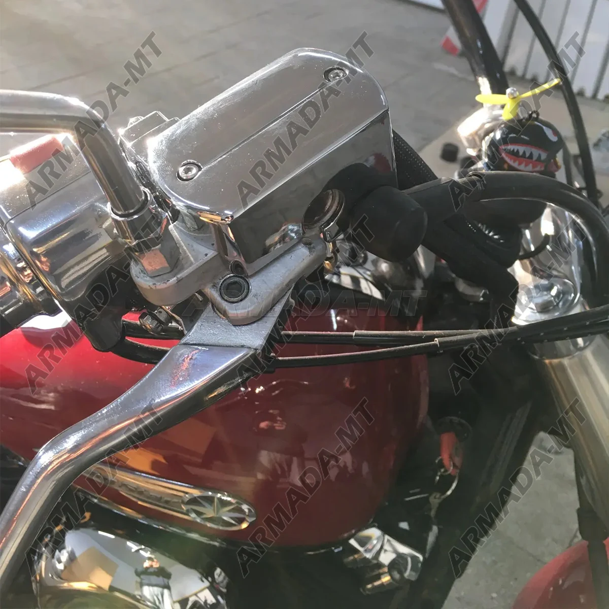 Фото XVS400 XVS650 крышка бачка переднего главного тормозного цилиндра мотоцикла для Yamaha Dragstar V-Star DS 400 650 XVS1100 XVS1300 №5