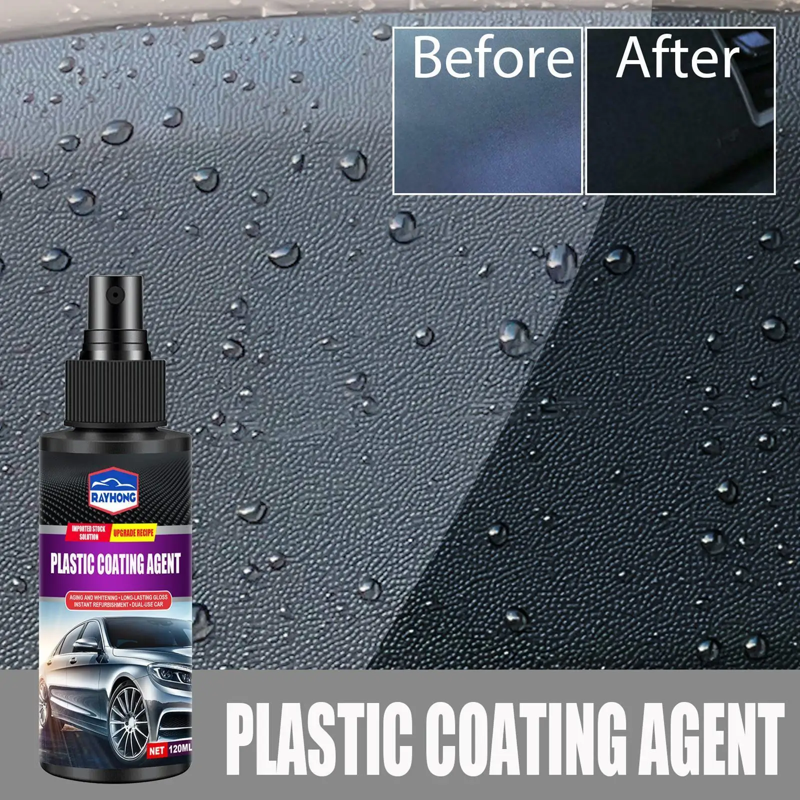

Plastic Renovator For Car Interior Spare Parts Seat Leather Liquid Wax Polish Plastic Restore Cleaner Spray Accessories Car J8Q7