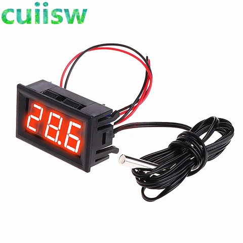 Цифровой термометр Cuiisw DC 12V