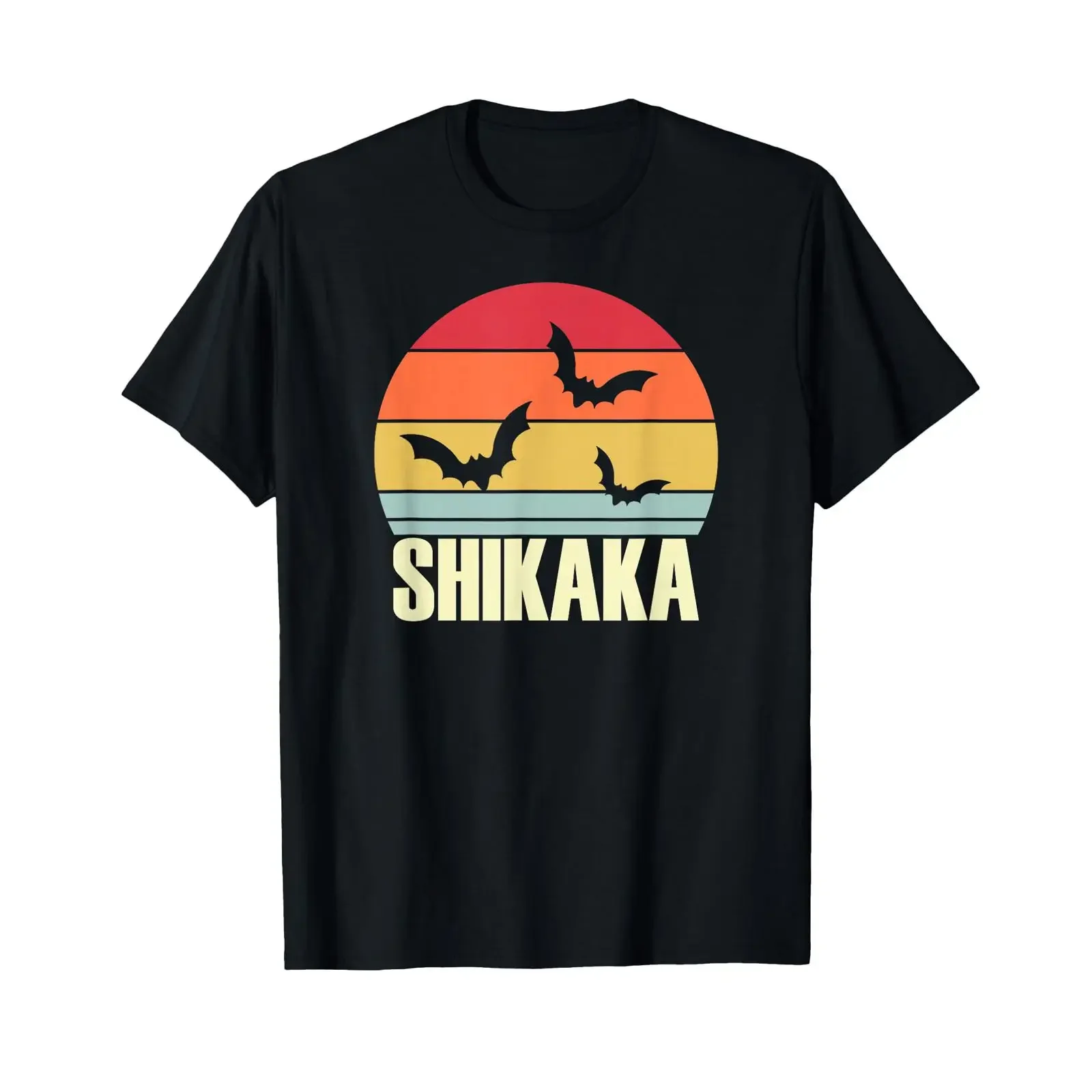 Фото Футболка SHIKAKA в винтажном стиле, слегка мягкая, повседневная, дышащая, дизайнерская одежда для мужчин, удобная и универсальная. №1