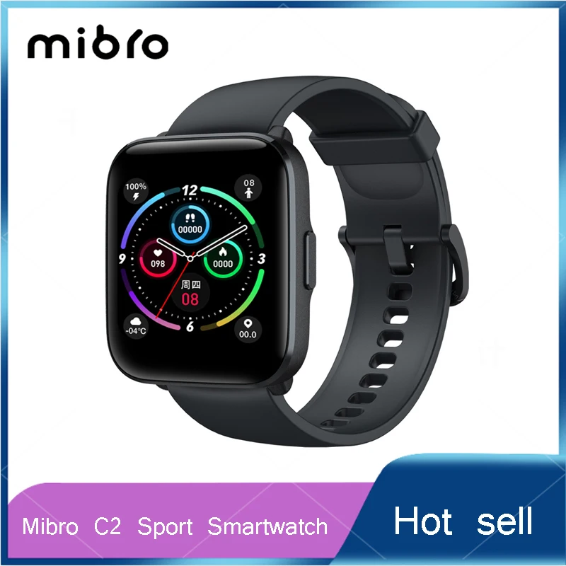 

Mibro C2 Sport Smartwatch 1.69" HD Screen 24H Heart Rate Sleep Monitoring Fitness Tracker Waterproof Men Women Smart Watch