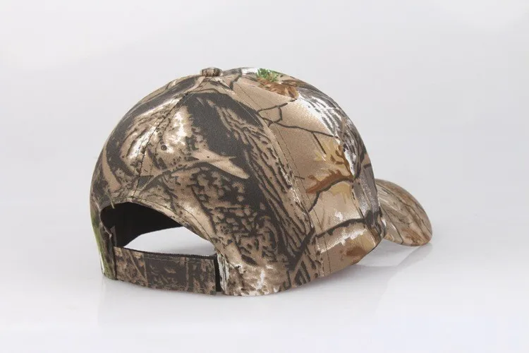 

Mens Camouflage Military Adjustable Hat Camo Hunting Fishing Army Baseball Cap Sunscreen Quick-drying Jungle Leaves Camouflage