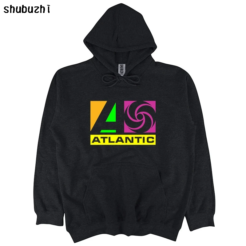 

ATLANTIC RECORDS BLACK CREW NECK shubuzhi Pullover RETRO autumn spring Men sweatshirt Comfortable hoody sweatshirt sbz4474