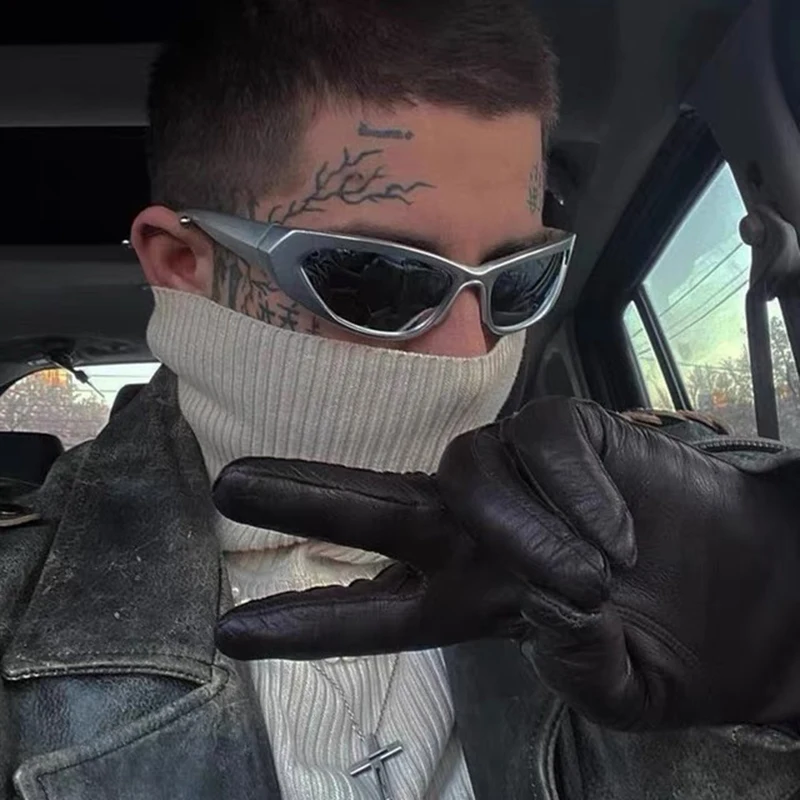 

Солнцезащитные очки в стиле стимпанк для мужчин и женщин, брендовые дизайнерские зеркальные Спортивные Роскошные винтажные солнечные очки...