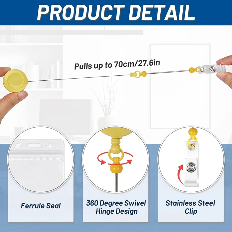 12 комплектов выдвижных катушек для значков с бисером зажимы держателем