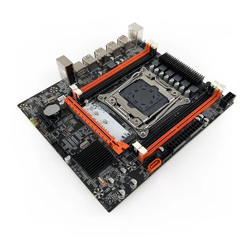 Фото Материнская плата X99H‑D3 с разъемом LGA2011‑3 поддерживает процессоры Xeon E5‑2678 V3, E5 V3, V4, DDR3, для настольных серверов, ECC REG. №5