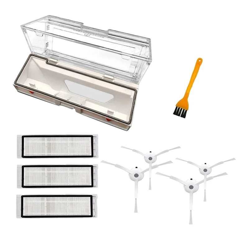 

Dust Box Kit For Xiaomi Roborock S55 S51 S50 Vacuum Cleaner Parts Hepa Filter Replacement Spare Accessories