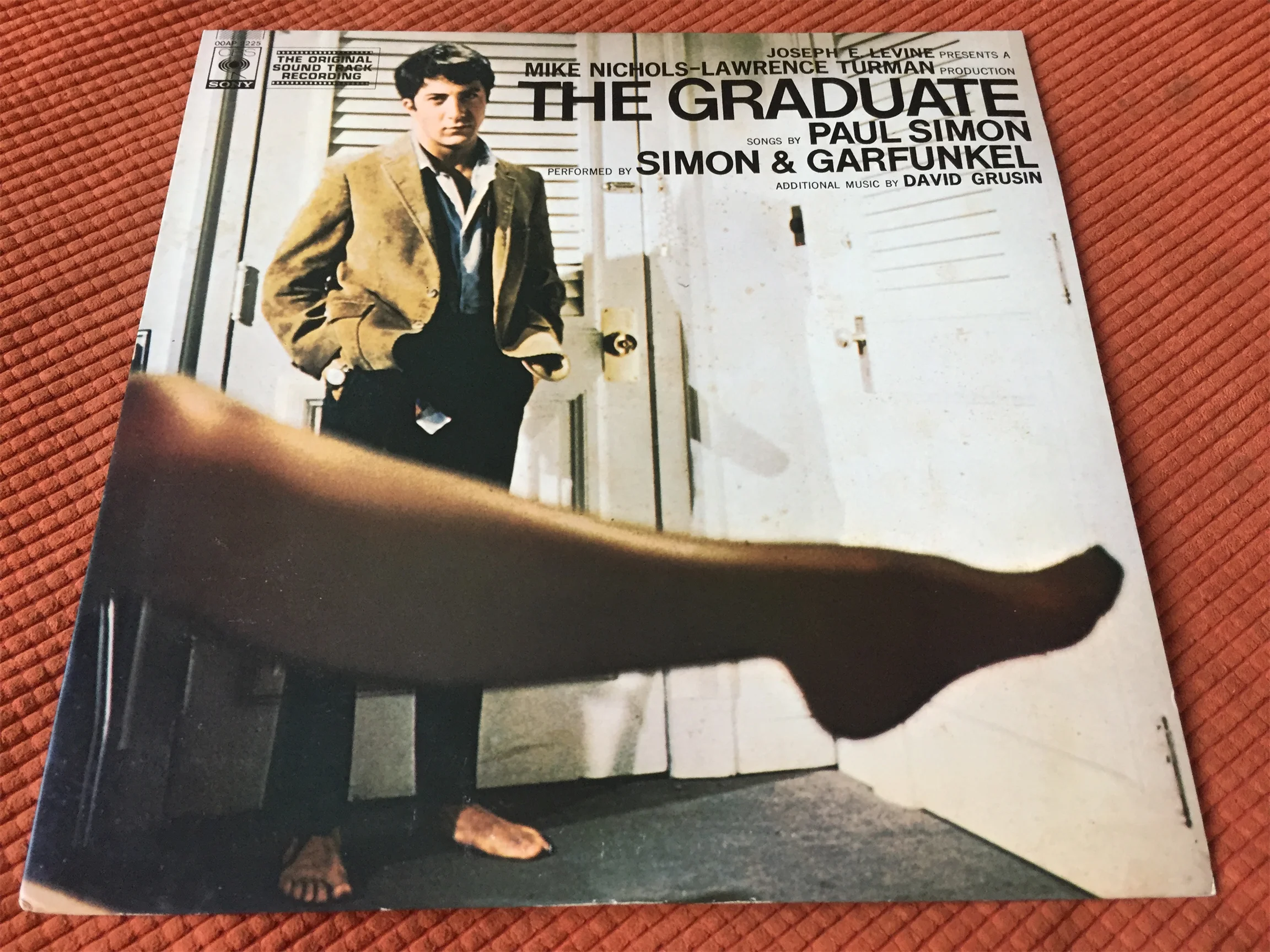 Old 33 RPM 12 inch 30cm 1 Vinyl Records LP Long Play Disc Collection Classical Film Soundtrack Music Songs The Graduate