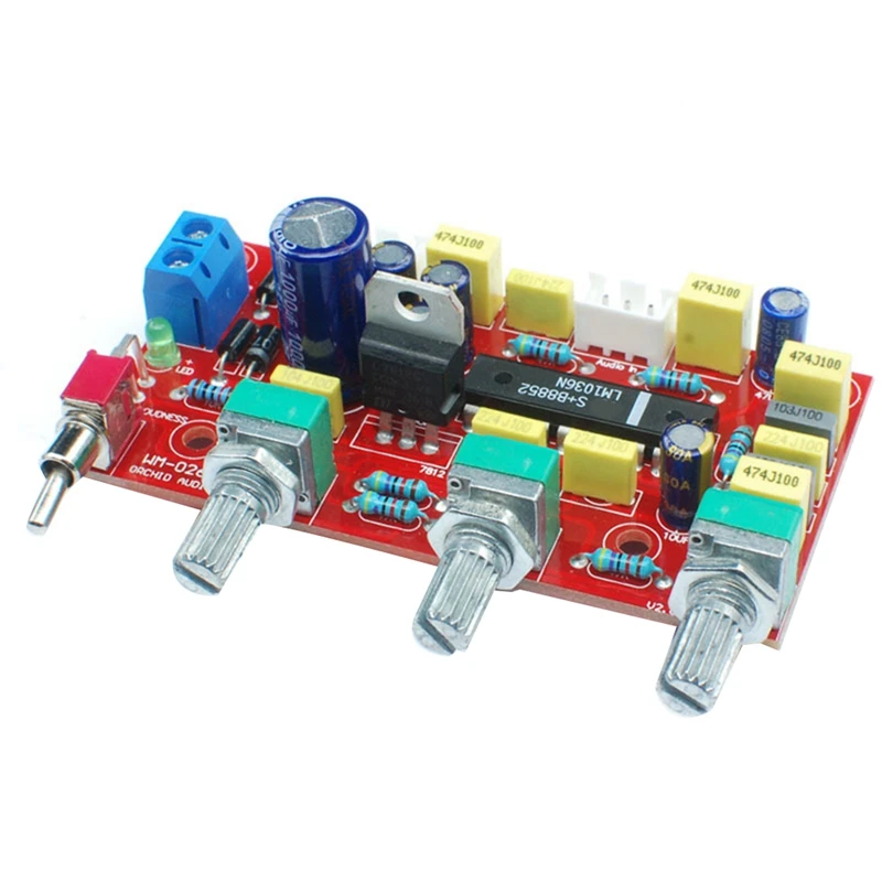 RISE-Lm1036 Op-Amp Hifi Pre усилитель предусилитель объемный звук высокие басы громкость