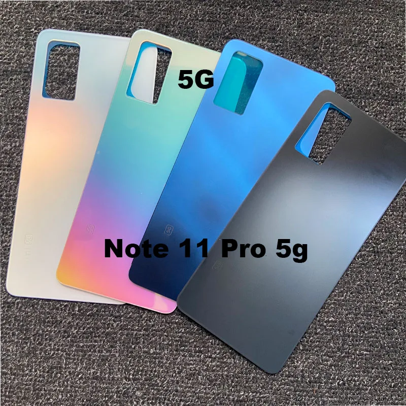 

10 шт., задняя крышка батарейного отсека для Xiaomi Redmi Note 11 Pro 5G 21091116I 2201116SG Global