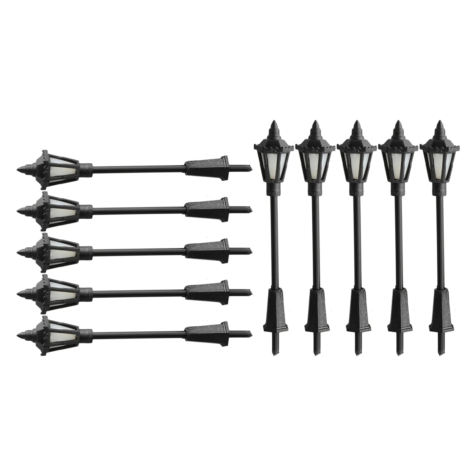 DIY уличный фонарь светодиодная модель 10 шт. H0 TT 00 3 В здание украшения сада свет