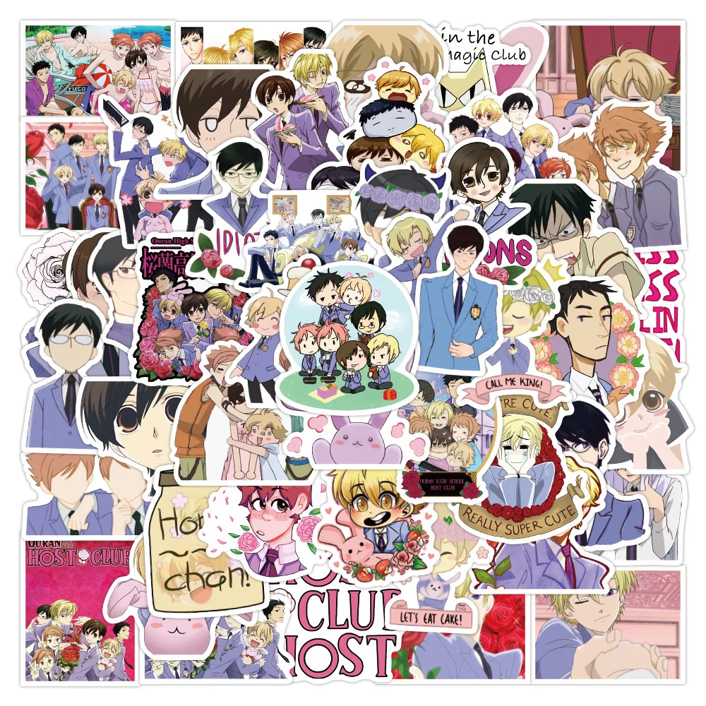 

10/30/50PCS Cartoon Anime Orchid College Creative Graffiti Sticker Bike Skateboard Car Helmet Laptop Computer Wholesale