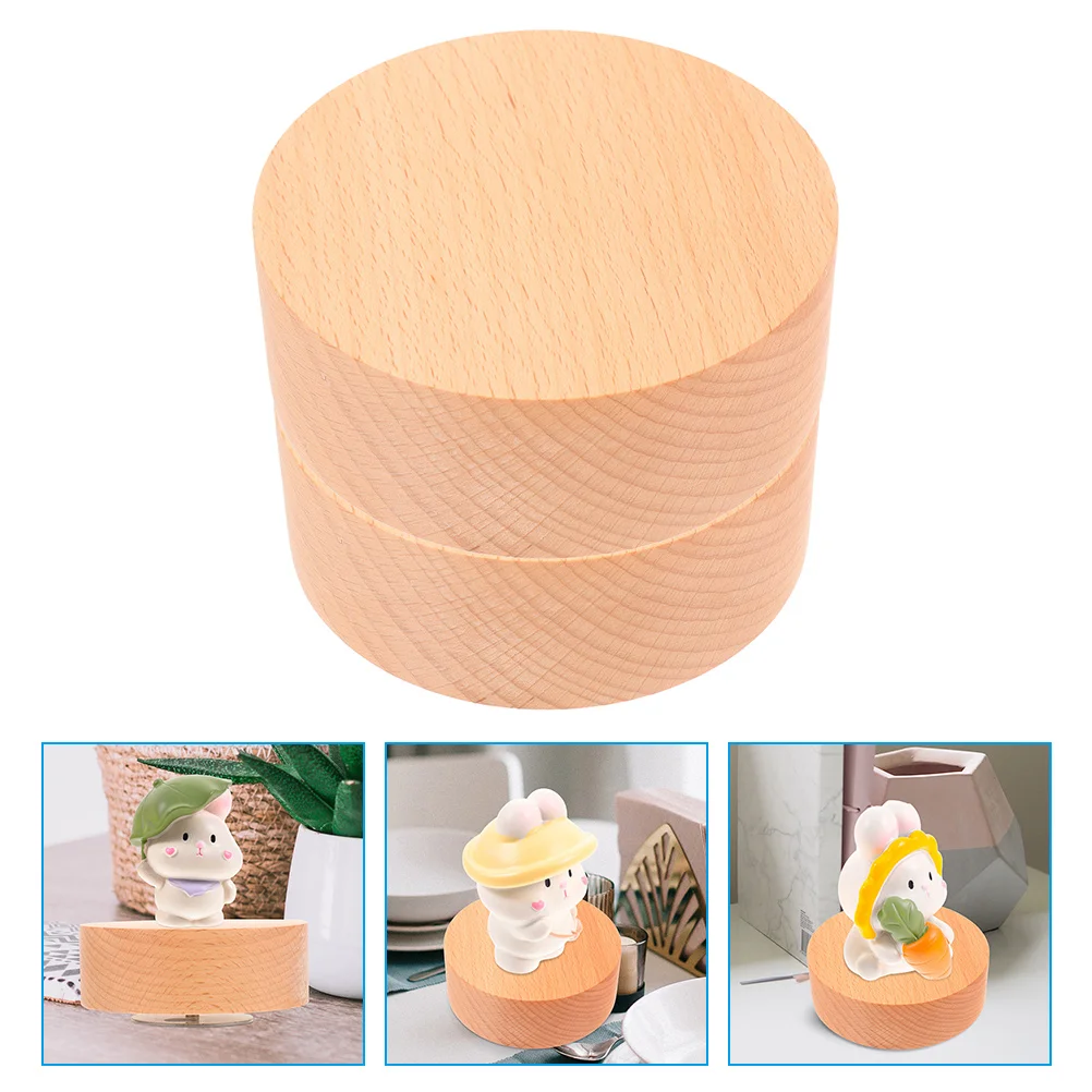 

DIY Musical Box Rotatable Base Round Music Box Base Rotating Musical Box Base