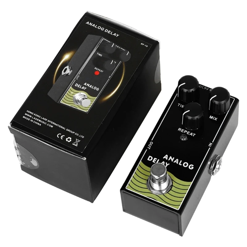 F1FD Гитарная педаль овердрайва Педаль басовых эффектов для гитары Процессор тона