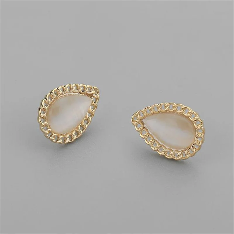 

New Fashion Fresh Style Women's 925 Silver Earrings Round Earrings Elegant Women Jewelry Jewelry Accessories