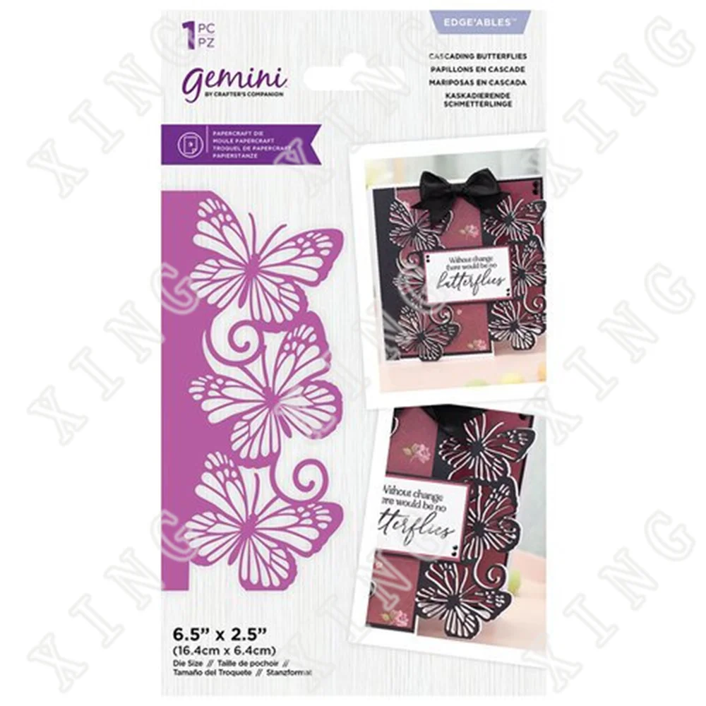 

2022 New Cascading Butterflies Metal Cutting Dies for Diy Craft Paper Cards Scrapbooking Album Decoration Embossing Templates