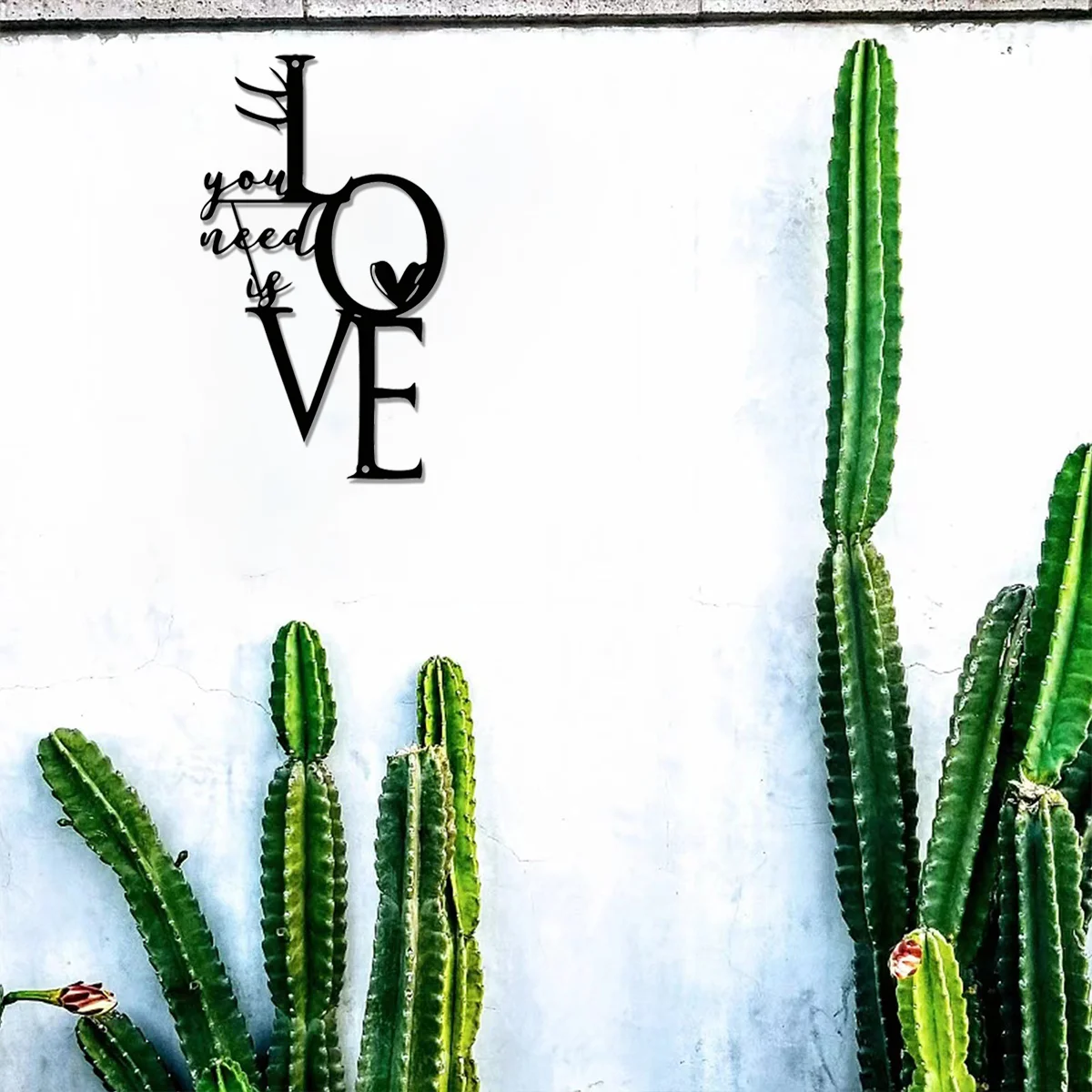 CIFBUY декоративное металлическое настенное украшение все что вам нужно-это любовь