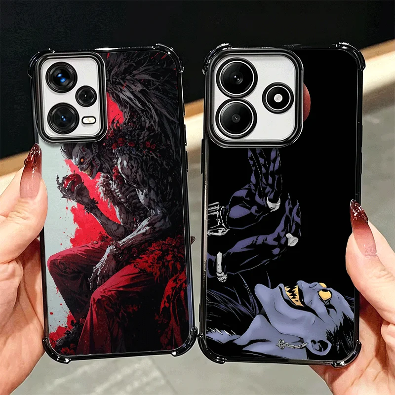 Фото Чехол для телефона N-Notes D-Deaths Anime Ryuk с покрытием для Xiaomi Redmi Note 14 15 Pro Plus 13 12 12S 11S 10S 11T 10 9S, противоударный №2
