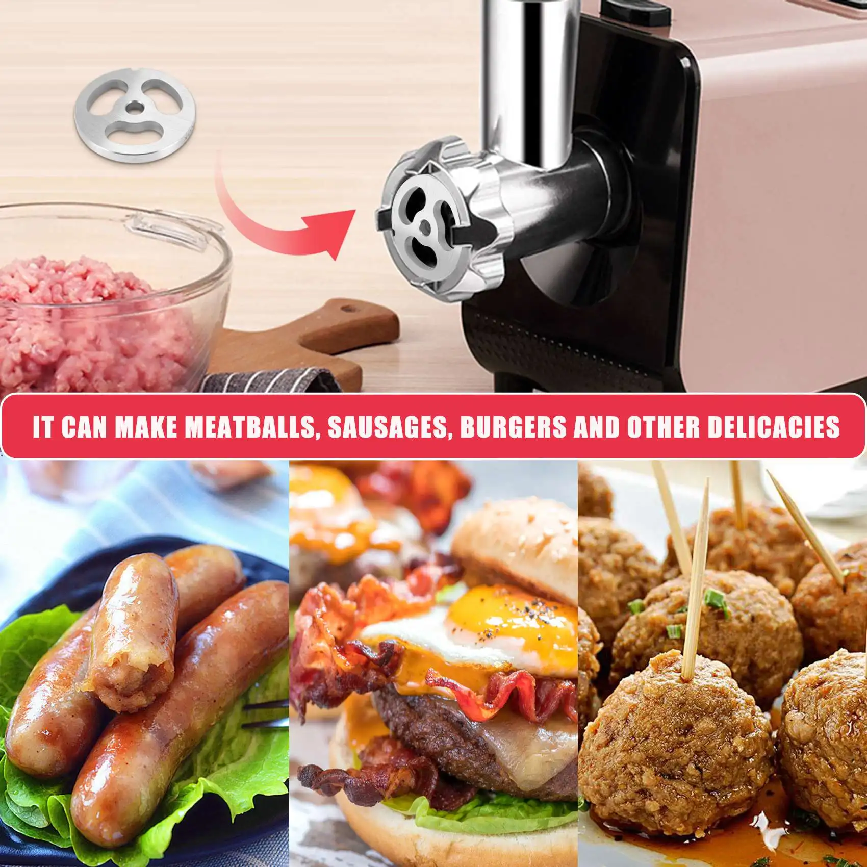 Тип 12 тарелки для мясорубки из нержавеющей стали лезвия кухонного миксера FGA