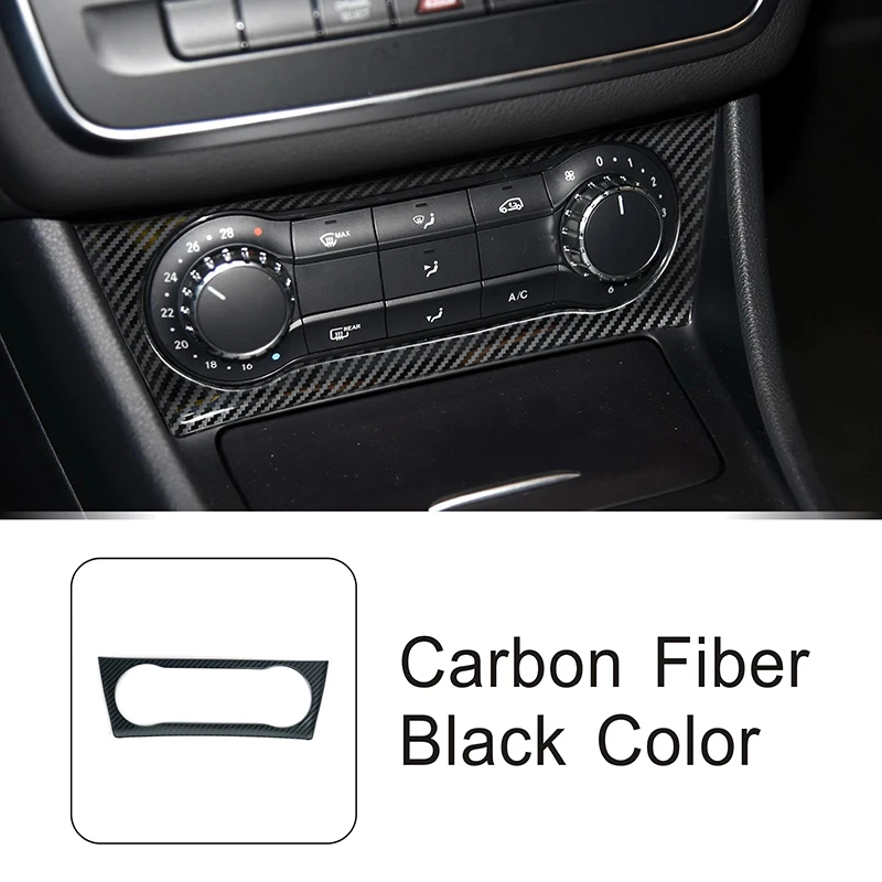 

Стайлинг автомобиля центральная консоль кондиционер рамка декоративная крышка отделка для Mercedes Benz CLA GLA A B класс C117 X156 W176 W246