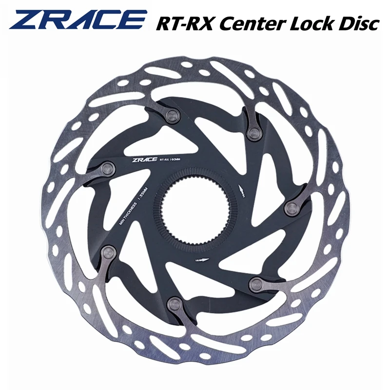 

ZRACE RT-RX Bicycle Center Lock Disc Rotor Ultralight Strong Heat Dissipation Floating Rotor 140mm 160mm Road Bike Brake Rotor