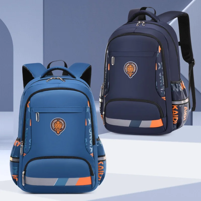 Boys Leisure Light Simple Backpacks for Travel New Primary School Students Breathable Large Capacity Schoolbags Drop Shipping