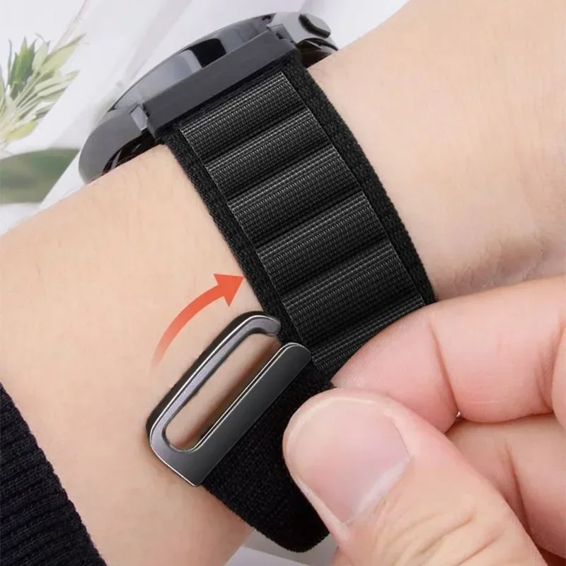 Фото Ремешок Alpine Loop 22 мм 20 мм для Redmi Watch 5 Active, нейлоновый дышащий браслет, аксессуары для Redmi Watch 5 Lite, ремешок-браслет №2