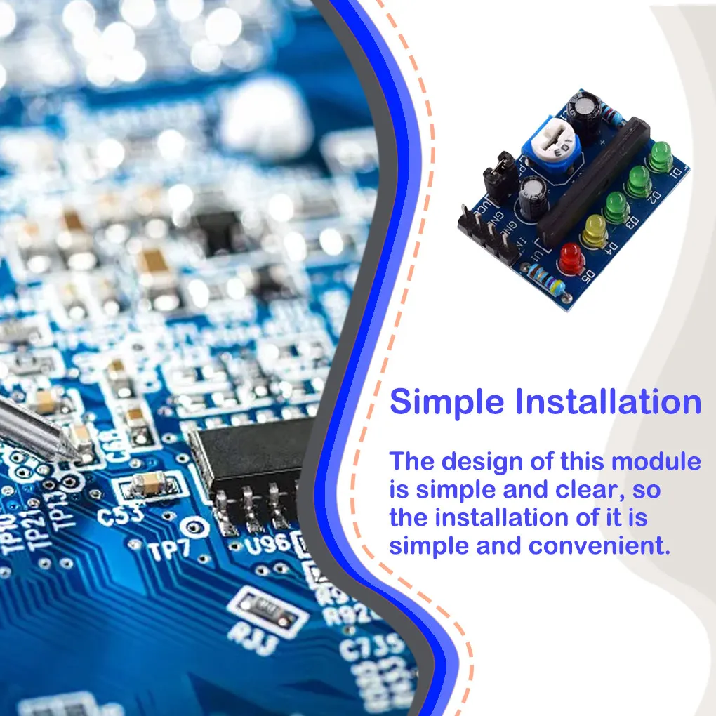 

Power Level Board Professional Metal Expansion Boards Battery Module Audio Indicating Modules Accessories Fittings