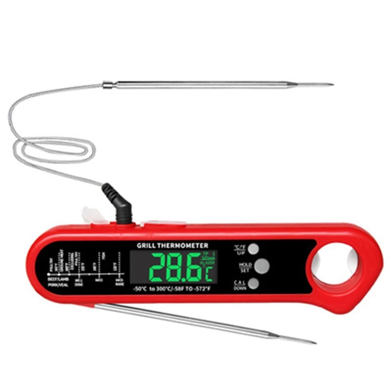 

HOT SALE Food Thermometer Kitchen Thermometer Digital Thermometer Meat Thermometer BBQ Waterproof With Detectors