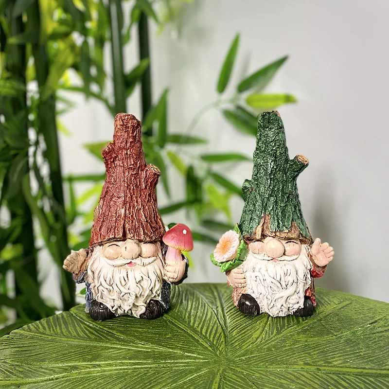

Nordic Solar Resin Dwarf Sculpture Decoration Outdoor Garden Courtyard Dwarf Sculpture Craft Garden Decoration Figures Accessory