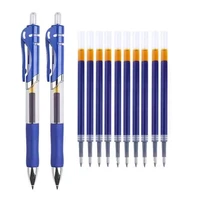 0 5mm retractable gel pens set ink colored replaceable refills office school supplies stationery gel pens writing tools fc fc