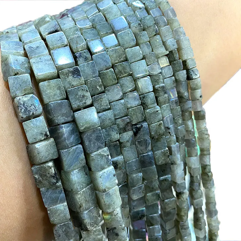 Новые Квадратные бусины из натурального камня нефрит лазурит Индия агат
