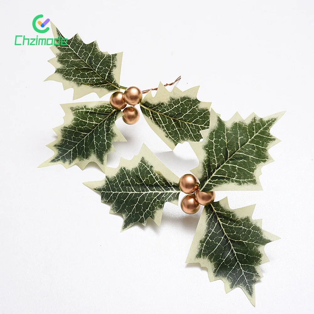 

DIY 10PCS Simulation Christmas Red Fruit Decoration Pendants Artificial Plant Branches Ornaments Xmas New Year Festival Decor