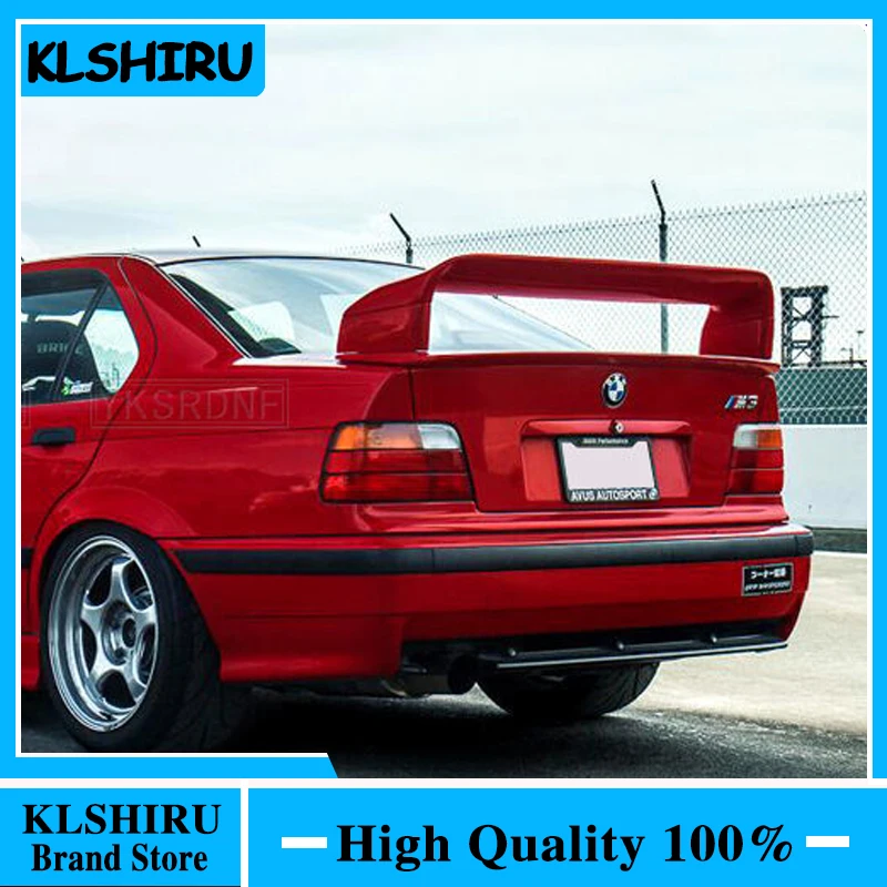 

Спойлер для BMW E36 M3 1990-2000 BMW M3 series GT стильный Спойлер E36 Series 3 coupe ABS пластиковый Неокрашенный задний спойлер крыло