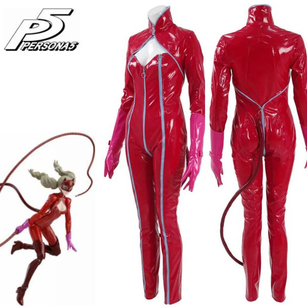 

Красный костюм для косплея Пантеры Анны такамаки из аниме «Game Persona 5», костюмы для женщин и девушек на Хэллоуин, карнавальные костюмы