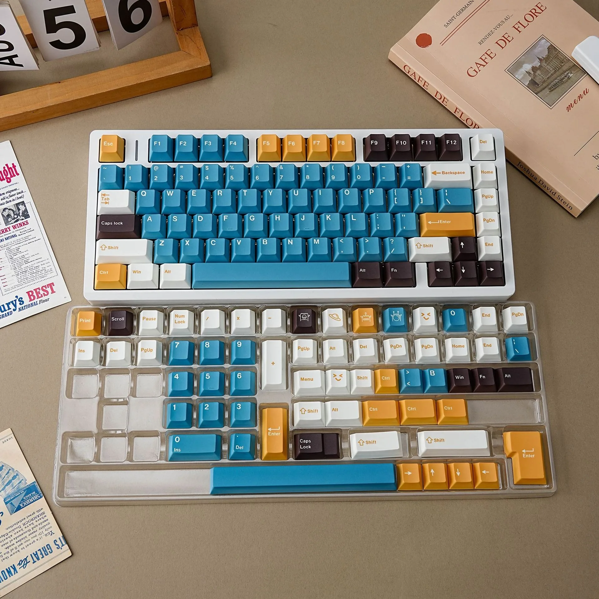 Фото Клавиши для механических клавиатур (Hebrew, Russian, German, Spanish, French, Abnt2, UK, Japanese, Korean) Cherry Profile PBT Keycap 7U ISO Enter №4