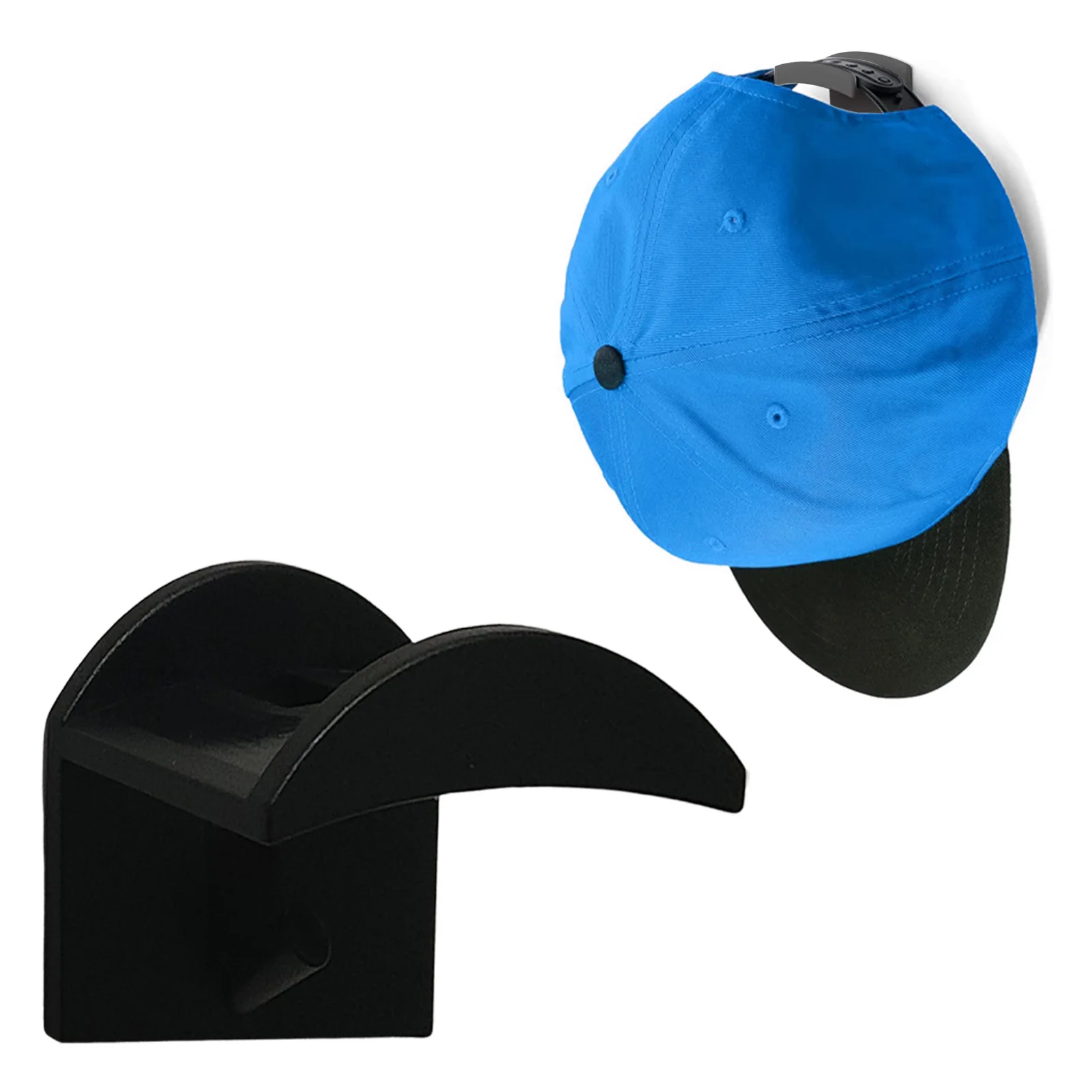 

Adhesive Hat Hooks For Wall Hat Hooks For Baseball Caps Water-resistant Durable Drilling Strong Decorate Sticky Hold Hat Rack